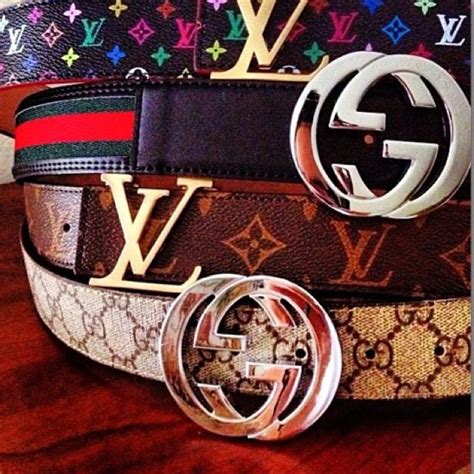 lv belt vs gucci